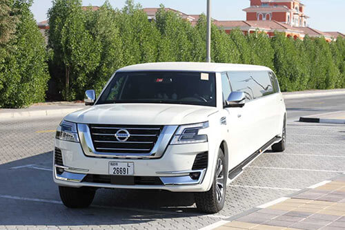 nissan patrol 2020 vip limo dubai