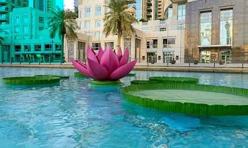 dubai fountain water bikes