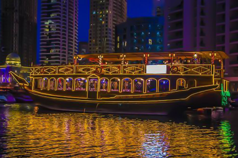 dubai marina dhow cruise