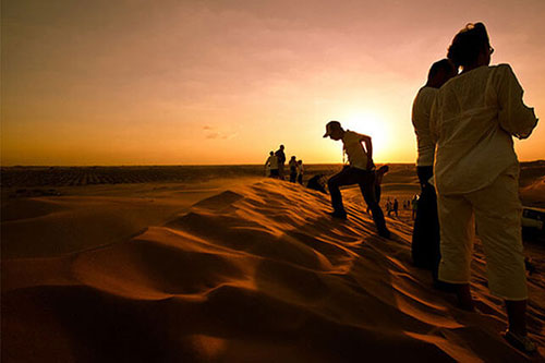 evening desert safari dubai