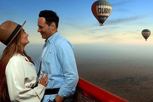 hot air baloon ride dubai
