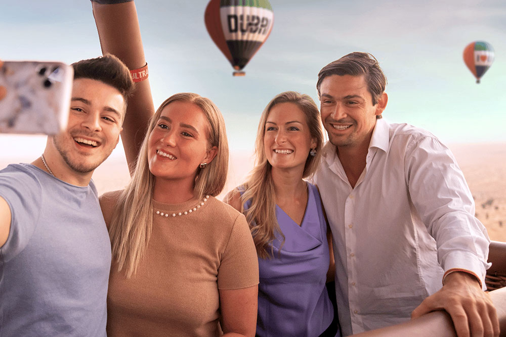 hot air baloon ride dubai