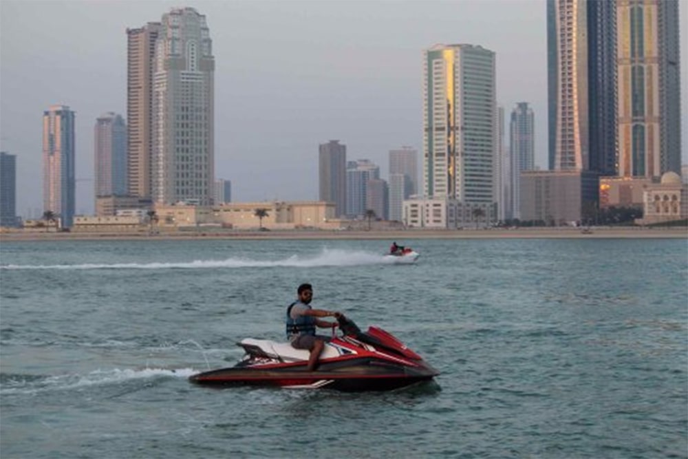jet sky in mamzar dubai