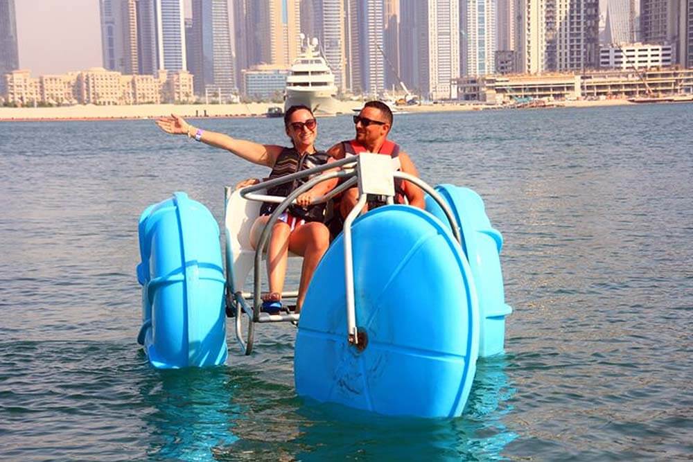 pedalo boat ride dubai