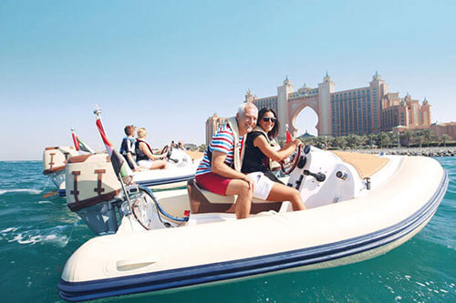 self drive boat tour dubai