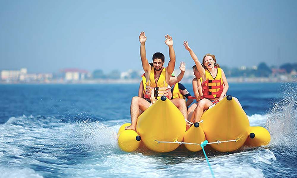towable boat ride dubai