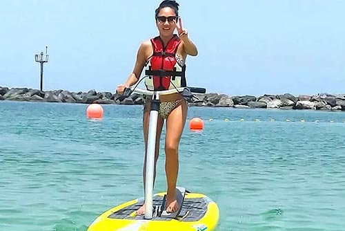 water step bike dubai