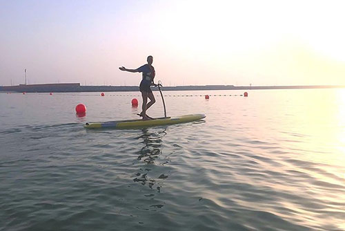 water step bike dubai